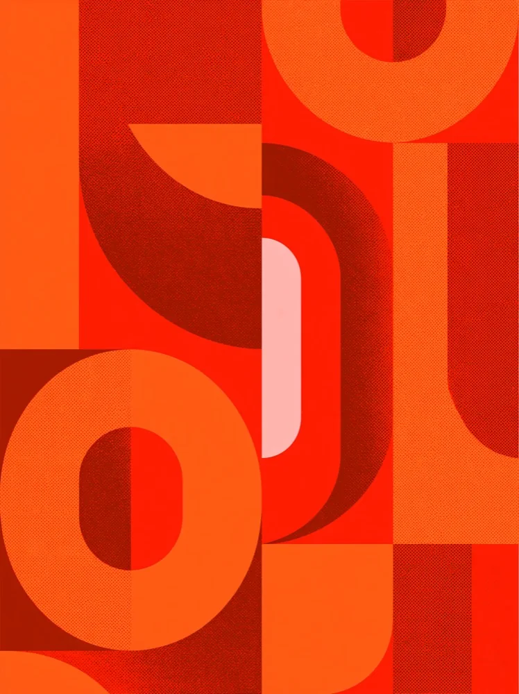 Abstract letterforms