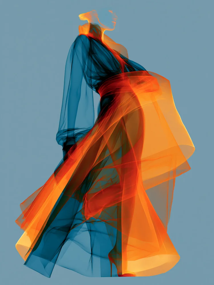 X-ray glamour portrait
